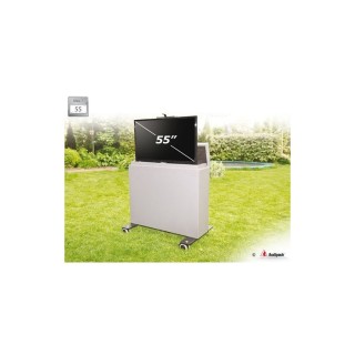 Chariot multimédia motorisé Audipack AUD-GV-65E | extérieur | écran 65p - AUD-GV-65E - Audipack