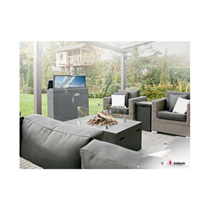 Chariot multimédia motorisé Audipack AUD-GV-55E | extérieur | écran 55p - AUD-GV-55E - Audipack