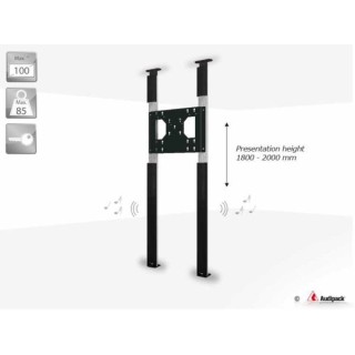 Support Sol Plafond Audipack AUD-CTF-ATLAS-XL | 2 colonnes 2700mm | audio 2x30W - AUD-CTF-ATLAS-XL - Audipack