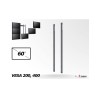 Support mural Audipack AUD-MA-3-60 | Triple barre VESA | 60 pouces