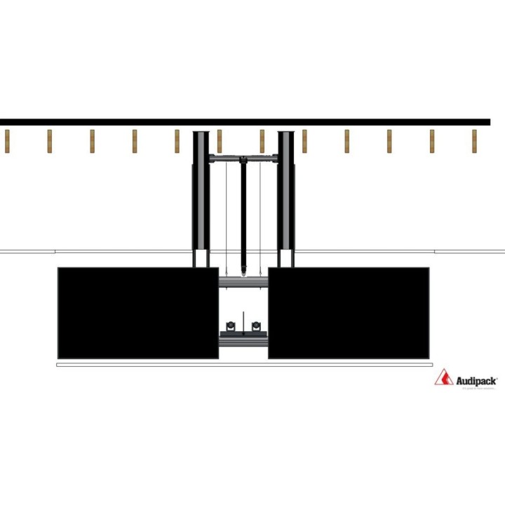 Double ascenseur Audipack AUD-P220307 | 85p + caméra - AUD-P220307 - Audipack