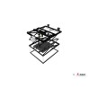 Support motorisé plafond Audipack AUD-PCL-1070-2 | Two strokes | 100kg