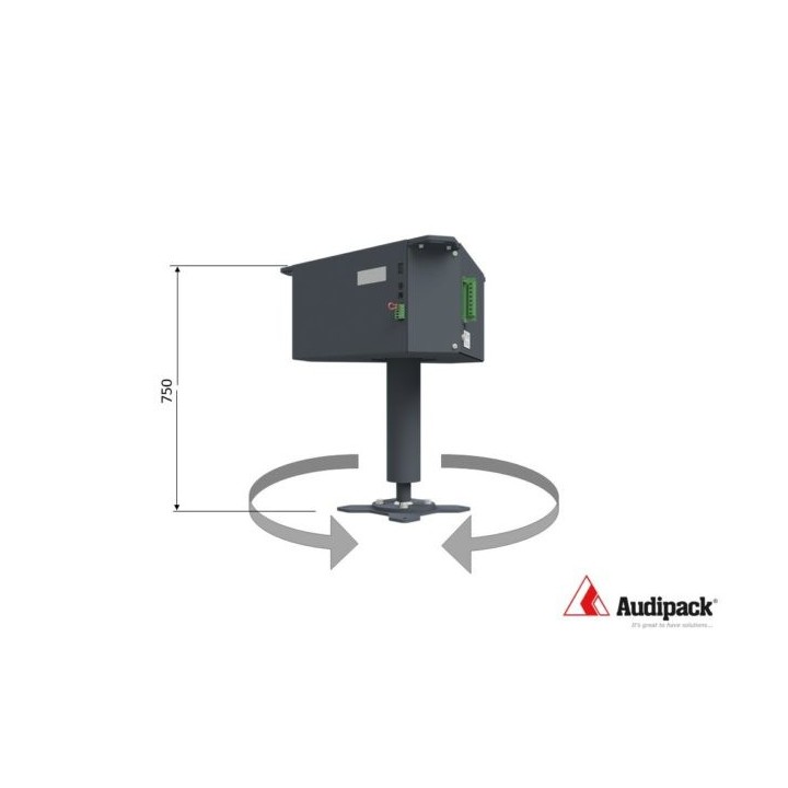 Système de rotation Audipack AUD-PRK-750XL | motorisé 350° | 750mm - AUD-PRK-750XL - Audipack