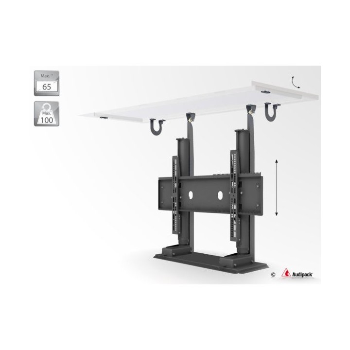 Support motorisé Audipack AUD-P5369 | intégré meuble | 65p max - AUD-P5369 - Audipack