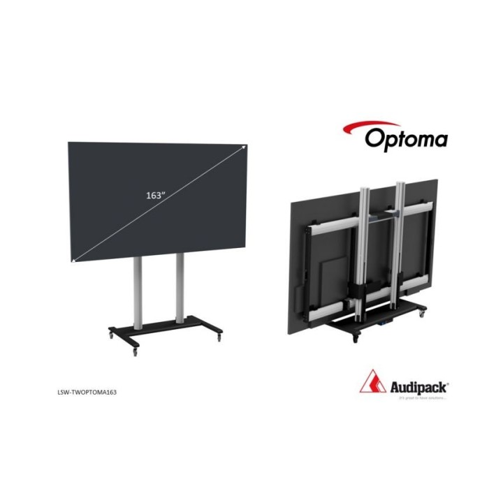 Chariot LED Audipack AUD-LSWTWOPTOMA163 | Mur LED | Optoma 163p - AUD-LSWTWOPTOMA163 - Audipack