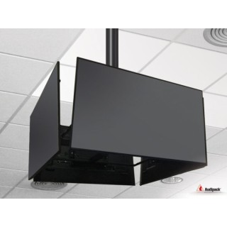 Supports plafond Audipack AUD-FCM4-6075 | 4 écrans 60p-75p | hauteur ajustable - AUD-FCM4-6075 - Audipack