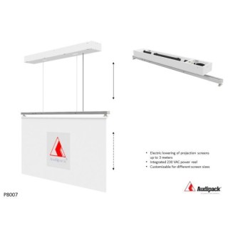 Élévateur électrique Audipack AUD-PSL-50-3000W | pour écran de projection | max. 50 Kg - AUD-PSL-50-3000W - Audipack