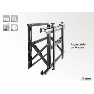 Support mural Audipack AUD-VWM-MH3 | écran 65" max | Push-up - AUD-VWM-MH3 - Audipack