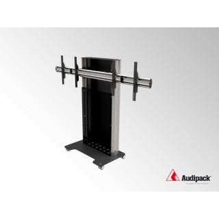 Chariot visioconférence Audipack AUD-VCF-SL2-55 | 2x55" | VESA 600x400 - AUD-VCF-SL2-55 - Audipack