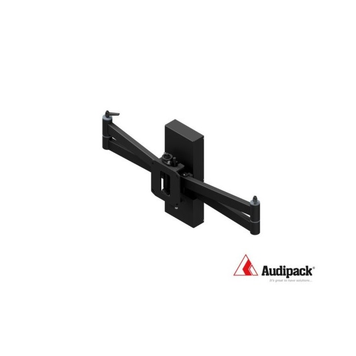 Support mural orientable Audipack AUD-FWA-120 | 120 kg max | noir - AUD-FWA-120 - Audipack