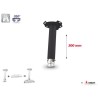 Support plafond vidéoprojecteur Audipack AUD-UTS-0300B | 300 mm | noir