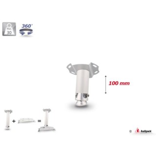 Support plafond pour vidéoprojecteur Audipack AUD-UTS-0100G | 100 mm | gris - AUD-UTS-0100G - Audipack