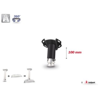 Support plafond pour vidéoprojecteur Audipack AUD-UTS-0100B | 100 mm | noir - AUD-UTS-0100B - Audipack