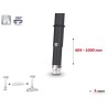 Support plafond vidéoprojecteur Audipack AUD-UTS-1000T | 604-1000 mm | noir