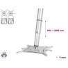 Support plafond vidéoprojecteur Audipack AUD-QFIX3-1000TG | 604-1000 mm | gris