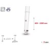 Support plafond vidéoprojecteur Audipack AUD-UTS-1000TW | 604-1000mm | blanc