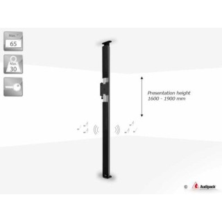 Support Sol Plafond Audipack AUD-CTF-ATLAS | 1 colonne 2700mm | audio 2x30W - AUD-CTF-ATLAS - Audipack