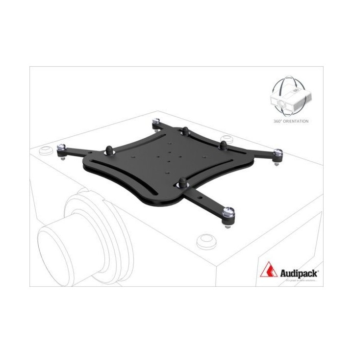 Support universel XL Audipack AUD-QFIX-4 | vidéoprojecteur | max 30 kg - AUD-QFIX-4 - Audipack
