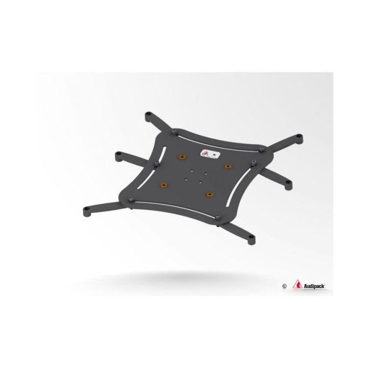 Support vidéoprojecteur Audipack AUD-QFIX-3B | Platine universelle | 20-30 kg | noir - AUD-QFIX-3B - Audipack