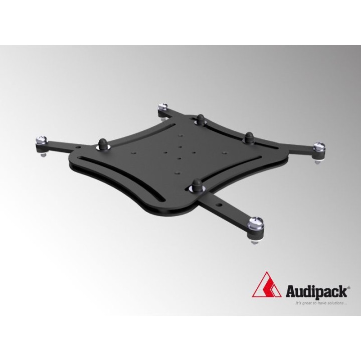 Platine universel Audipack AUD-QFIX-5 | support vidéoprojecteur | poids max. 30 kg - AUD-QFIX-5 - Audipack