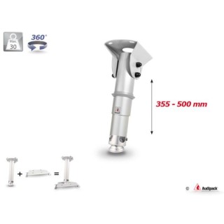 Support plafond vidéoprojecteur Audipack AUD-UTS-0500TG | 355-500 mm | gris - AUD-UTS-0500TG - Audipack