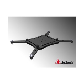 Support mural Audipack AUD-QFIX-44 | charge max. 30kg | noir - AUD-QFIX-44 - Audipack