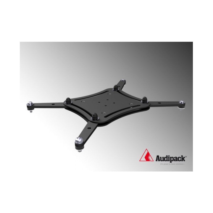 Support mural Audipack AUD-QFIX-44 | charge max. 30kg | noir - AUD-QFIX-44 - Audipack