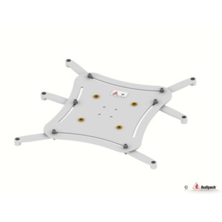 Support mural Audipack AUD-QFIX-3W | QFix-3 mount | max. load 20kg | white - AUD-QFIX-3W - Audipack