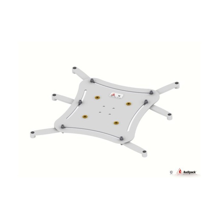 Support mural Audipack AUD-QFIX-3W | QFix-3 mount | max. load 20kg | white - AUD-QFIX-3W - Audipack