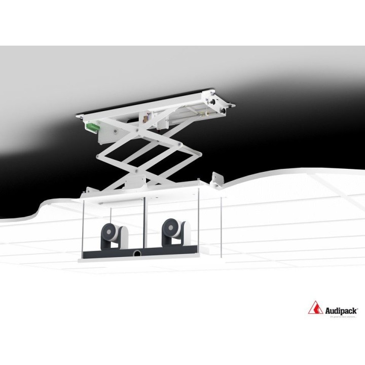 Support motorisé plafond Audipack AUD-VCCL-PED-2 | Dual VC Camera - AUD-VCCL-PED-2 - Audipack