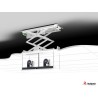 Support motorisé plafond Audipack AUD-VCCL-PED-2 | Dual VC Camera