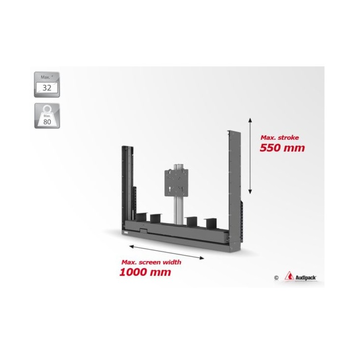 Support motorisé Audipack AUD-FPL-A1 | pour écrans | Model A1 - AUD-FPL-A1 - Audipack