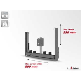 Support motorisé Audipack AUD-FPL-A | Max 800x150x550mm | Model A - AUD-FPL-A - Audipack