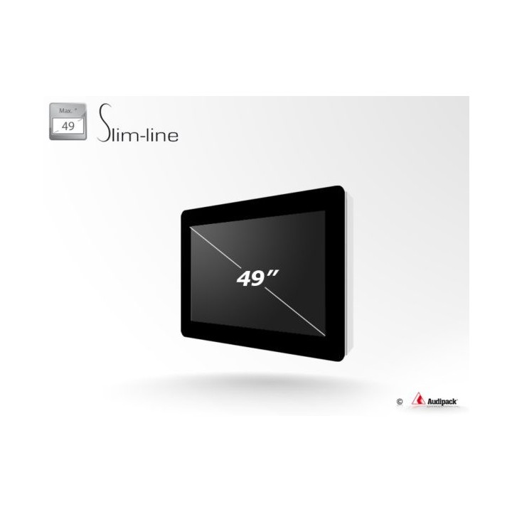 Caisson Slim outdoor Audipack AUD-FSMO-N49S | IP55 49p | vitre - AUD-FSMO-N49S - Audipack