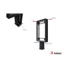 Totem extérieur Audipack AUD-FOD-55XE4FM-LG | Double Face | 55 pouces