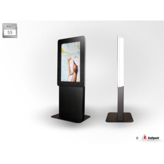 Totem indoor Audipack AUD-FPD-55PO | Écran 55p | Portrait - AUD-FPD-55PO - Audipack