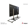 Cache arrière Audipack AUD-LSW-RC4X4-5050 | 16 unités LED | 600x400 mm