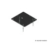 Plaque de montage Audipack AUD-P3630 | plafond | Rota-Kit