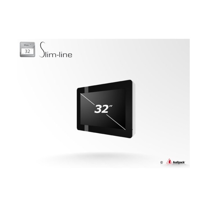 Caisson Slim Audipack AUD-FSMT-N32SP | indoor IP30 | verre renforcé - AUD-FSMT-N32SP - Audipack