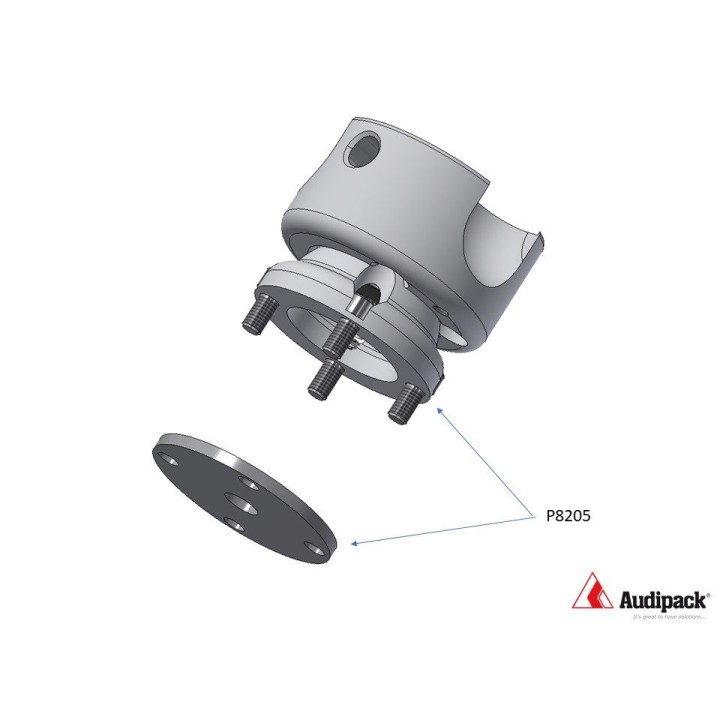 Interface de montage Audipack AUD-P8205 | caméra VC | interface 1/4 - AUD-P8205 - Audipack