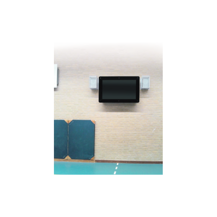 Caisson de protection intérieur Audipack AUD-FSMT-N85 | 85 pouces | Paysage - AUD-FSMT-N85 - Audipack