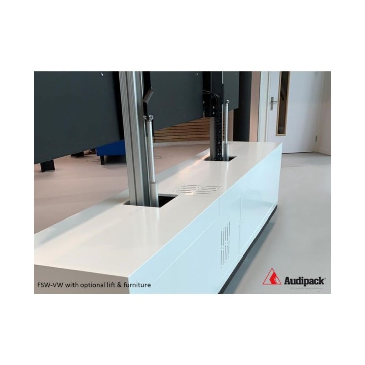Chariot mur d'images Audipack AUD-FSW-VW3X3-55 | 3x3 frame | 55 pouces - AUD-FSW-VW3X3-55 - Audipack