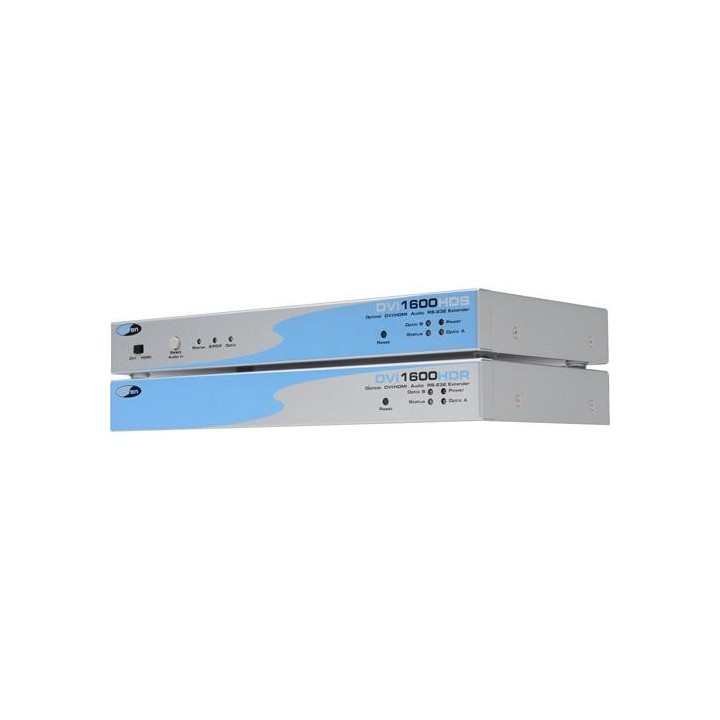 Extendeur DVI, RS232 et audio sur fibre optique 4x LC à 300m Gefen