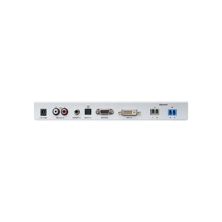 Extendeur DVI, RS232 et audio sur fibre optique 4x LC à 300m Gefen
