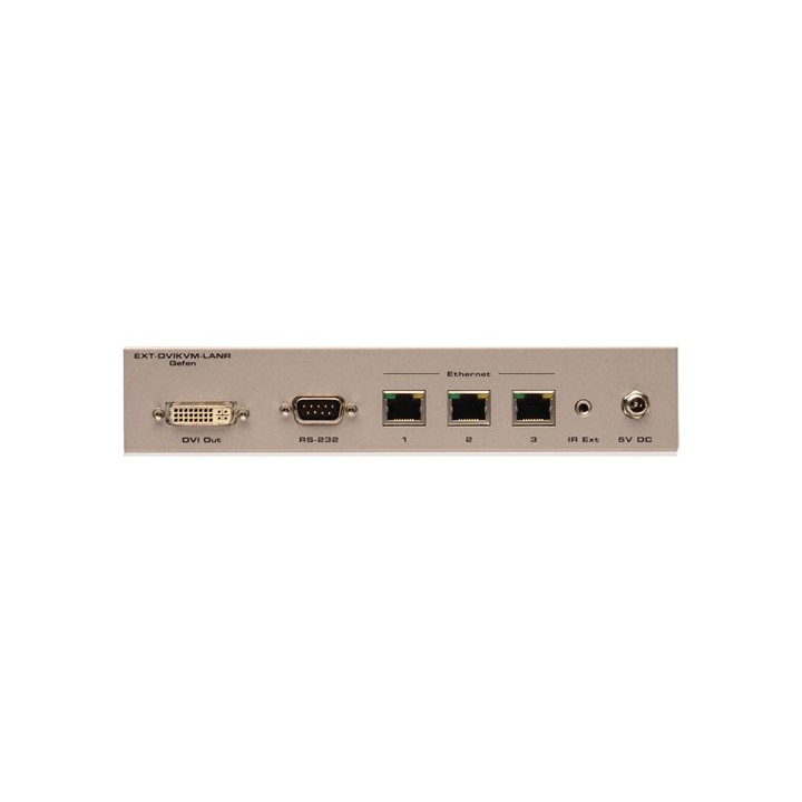 Récepteur Vidéo sur IP en KVM DVI, USB, audio, RS232, IR et DVI local Gefen