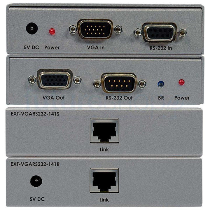 Extendeur VGA et RS-232 sur Cat5 jusqu'à 110 m Gefen