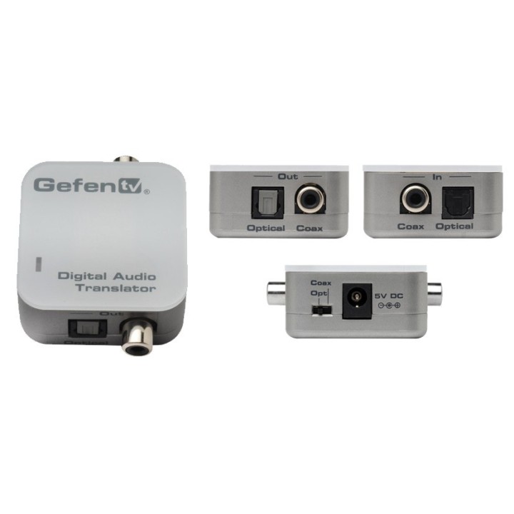 Convertisseur Switcher audio numérique S/PDIF et Toslink Gefen