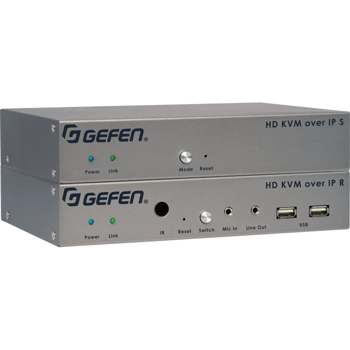 Récepteur Vidéo sur IP en KVM HDMI, USB, audio, RS232 et IR Gefen