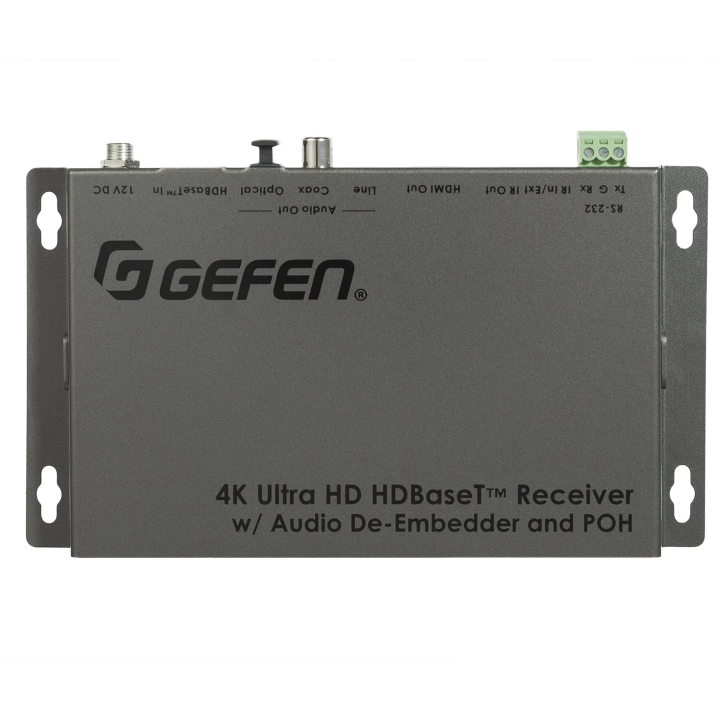 Récepteur HDMI2.0 HDBaseT 4K, RS232, IR et Audio sur Cat5e à 70 m Gefen