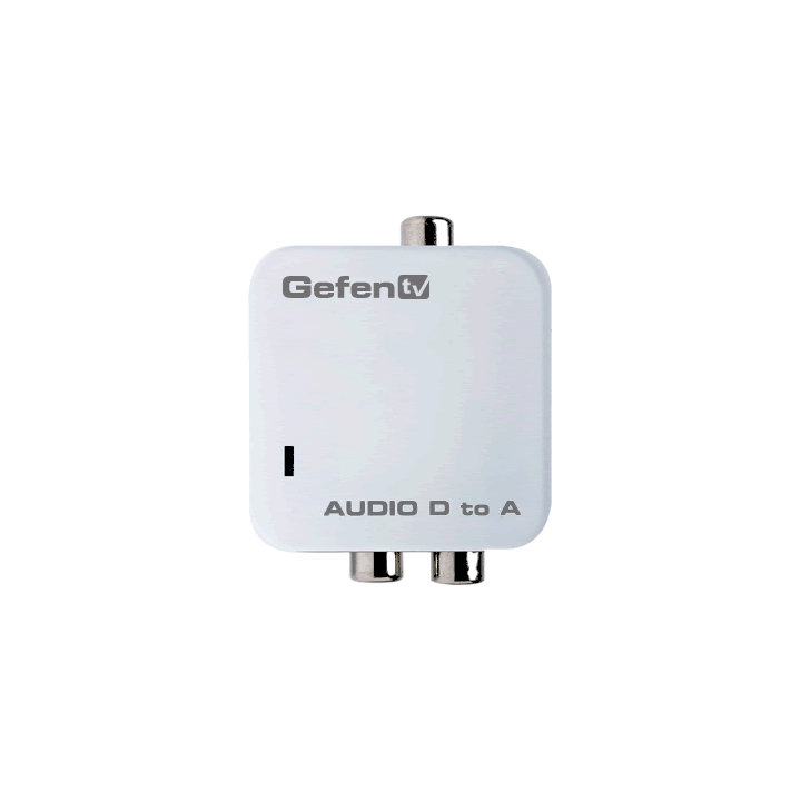 Convertisseur audio numérique en S/PDIF & Toslink vers audio Analog Gefen